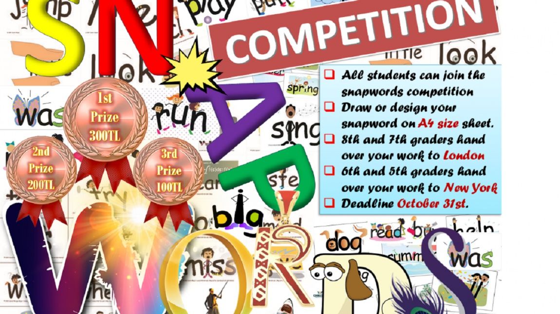 We organized SNAPWORDS Competition for middle school students in Şehit Adil Büyükcengiz AİHL.