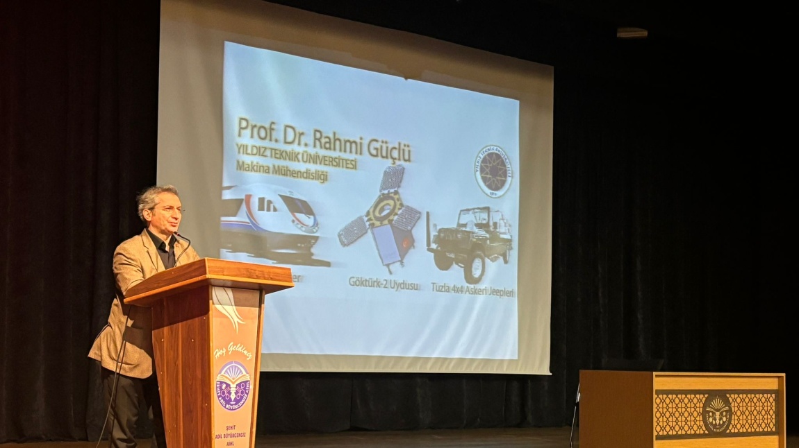 Yıldız Teknik Üniversitesi’nden Prof. Dr. Rahmi Güçlü’yü Okulumuzda Ağırladık. 